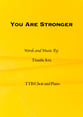 You are stronger TTB choral sheet music cover